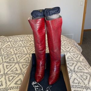 Freebird …..Jasper Red Croco sz. 8
